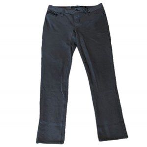 Calvin Klein Jeans Skinny Pants Jeggings Stretchy Leather Detail Size 4 28x27